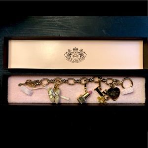 Juicy Couture charm bracket with charms included